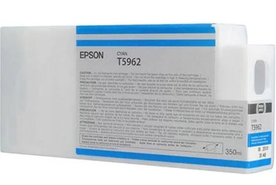 Изображение Картридж струменевий Epson StPro 7700, 7890, 7900, WT7900, 9700, 9890, 9900 cyan, 350 мл (C13T596200)