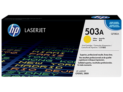 Изображение Тонер-картридж HP CLJ3800 yellow (Q7582A)