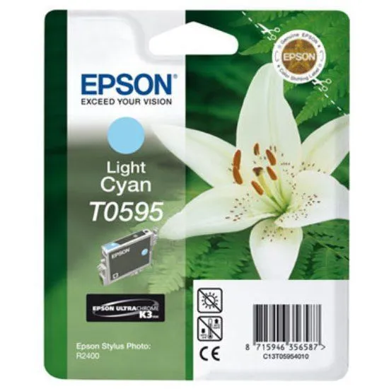 Изображение Картридж cтруменевий Epson StPhoto R2400 light cyan (C13T05954010)