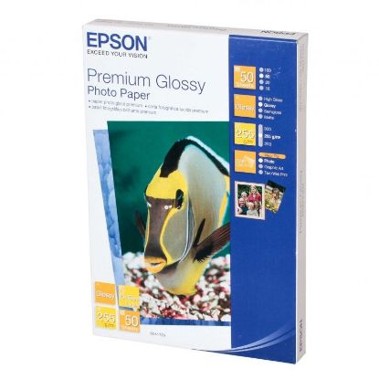 Изображение Фотопапір 100 x 150 мм Epson Premium Glossy Photo Paper,  50 арк, 250 г/м2 (C13S041729)