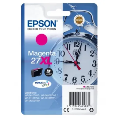Зображення Картридж струменевий Epson 27XL Magenta для принтерів WorkForce WF (C13T27134022)
