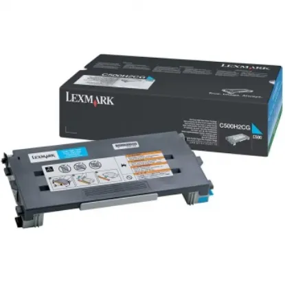 Изображение Тонер-картридж Lexmark Cyan для C500n, X500n, X502n (C500H2CG)