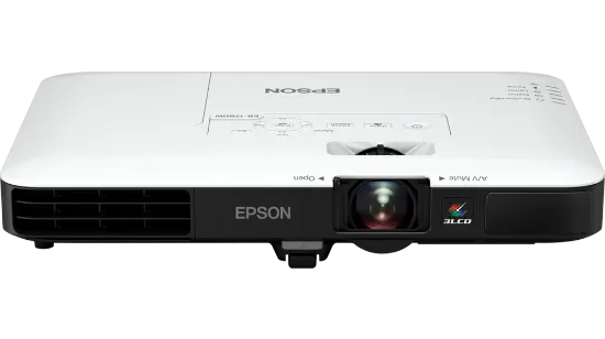 Изображение Проєктор Epson EB-1780W,  HD Ready, ультрамобільний (V11H795040)