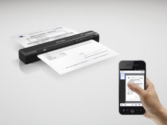 Изображение Сканер Epson WorkForce ES-60W, бездротовий мобільний (B11B253401)