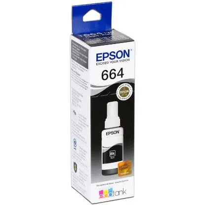 Зображення Контейнер з чорнилом Epson 664 Black (C13T66414A)