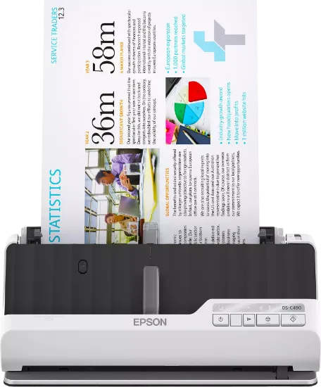 Изображение Cканер A4 Epson DS-C490 ADF, потоковий (B11B271401)