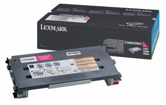 Изображение Тонер-картридж LEXMARK C500n / X500n / X502n, Magenta 3k (C500H2MG)