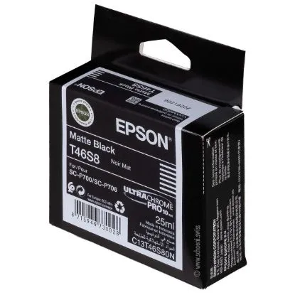 Изображение Картридж cтруменевий Epson Singlepack T46S8 Matte Black для SureColor SC-P700, 25 мл (C13T46S80N)