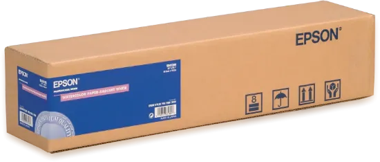 Изображение Папір Epson Water Color Paper - Radiant White Roll, 24" x 18 m, 190g/m2 (C13S041396)