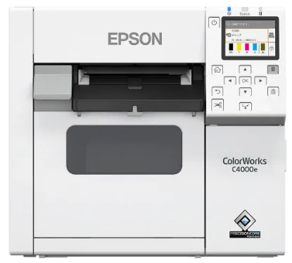 Зображення Принтер для друку етикеток Epson CW-C4000e, глянцеве чорне чорнило (C31CK03102BK)